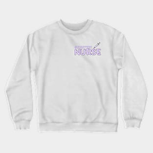 Geriatric Nurse Purple Crewneck Sweatshirt